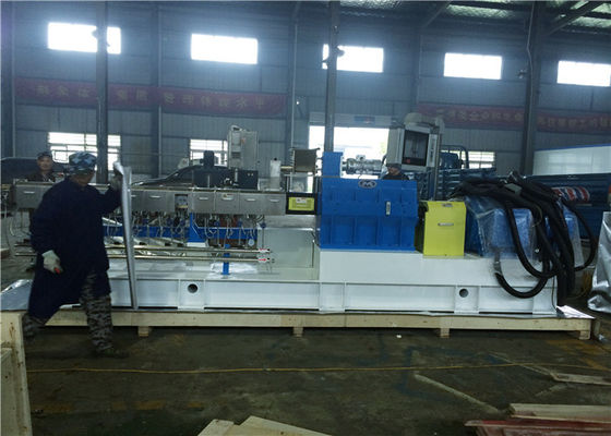 China Durable Double Screw Extruder For LLDPE And Color Masterbatch 400kg/hr supplier