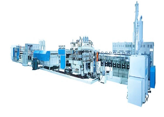 China Compact Structure PP Plastic Sheet Extrusion Line High Plasticizing Capacity supplier