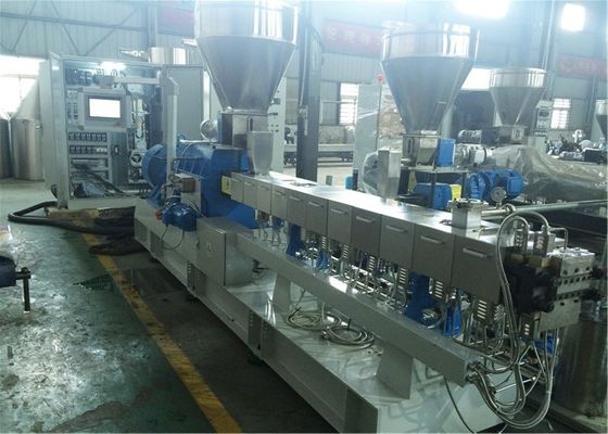 China High Efficiency Twin Screw Extrusion Line , PP EVA PA Plastic Extrusion Equipment supplier