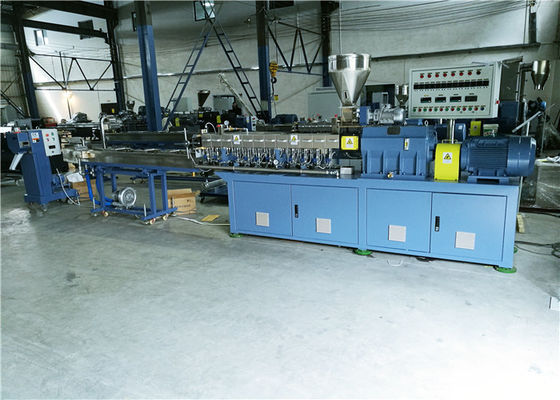 China Conical Twin Screw Extruder With Strand Pelletizing System For Masterbatch supplier