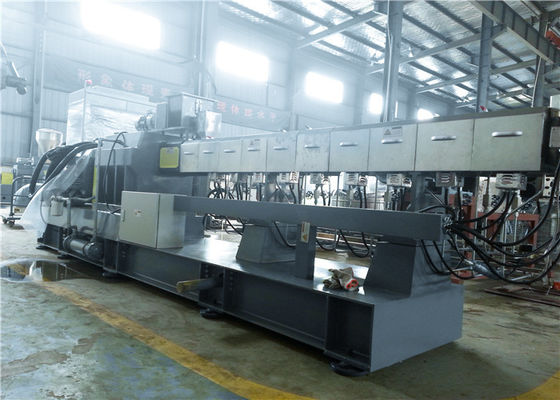 China Filler Masterbatch Twin Screw Extrusion Line , Plastic Extruder Machine supplier