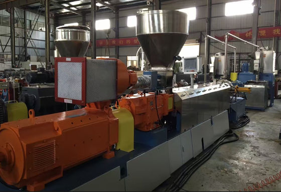 China Twin Screw Plastic Extrusion Machine , Double Screw Extruder Machine supplier