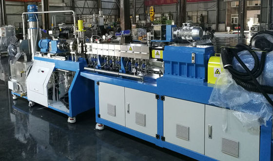 China Laboratory Twin Screw Extruder , Twin Screw Extrusion Line For TPU TPE TPR supplier