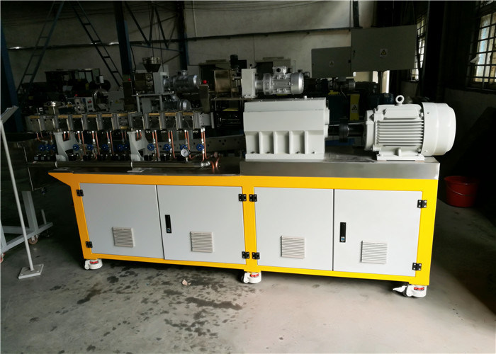 30kg/hr Lab Scale Extruder , Twin Screw Lab Extrusion Line For Polymer Samples